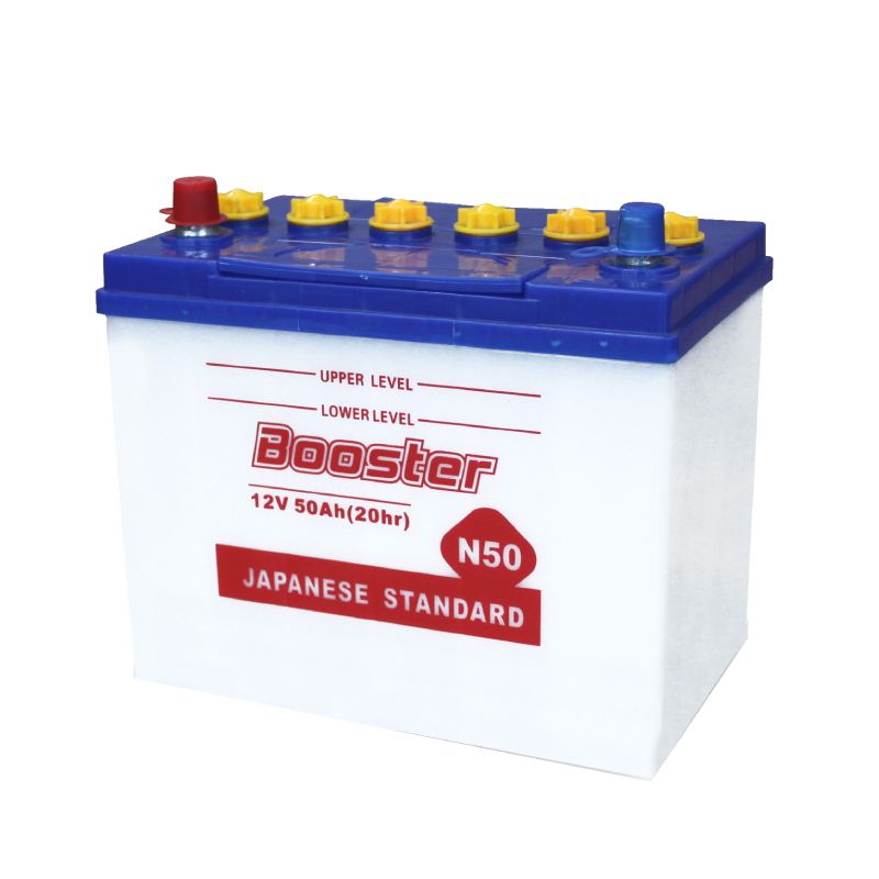 N50 Booster Dry Charged Battery Auto Car Battery Lead Acid Battery 12V50AH