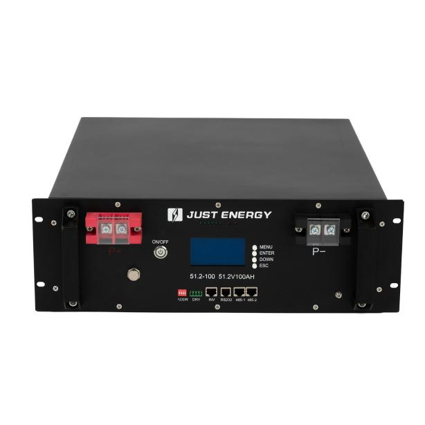 JUST 48V 100Ah Rack Mount LiFePO4 Battery