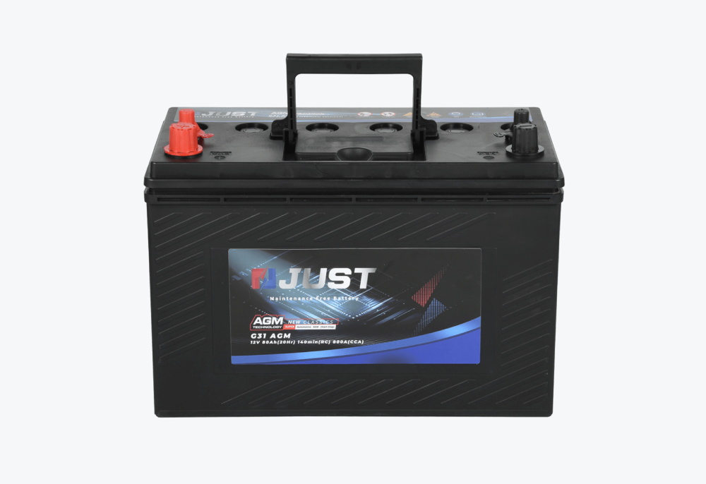 JUST AGM-G31 12V 80Ah Battery | 800A CCA Heavy-Duty Start-Stop Power