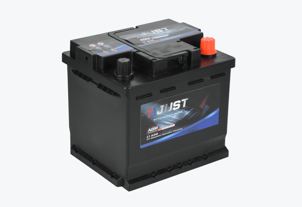 JUST AGM-L1 12V 50Ah Battery | 570A CCA for Start-Stop Vehicles