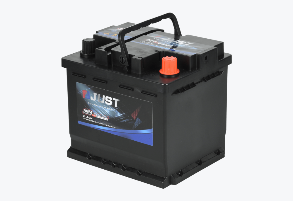 JUST AGM-L1 12V 50Ah Battery | 570A CCA for Start-Stop Vehicles