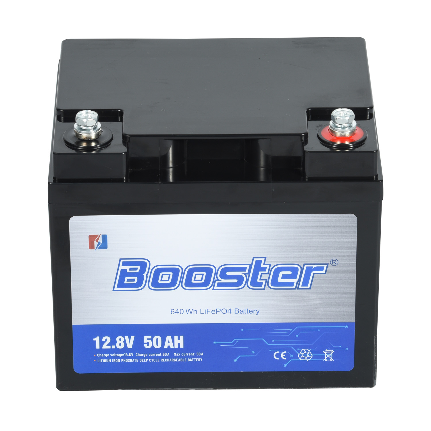 LiFePO4 Battery 12.8V 50AH Deep Cycle Lithium Ion Battery