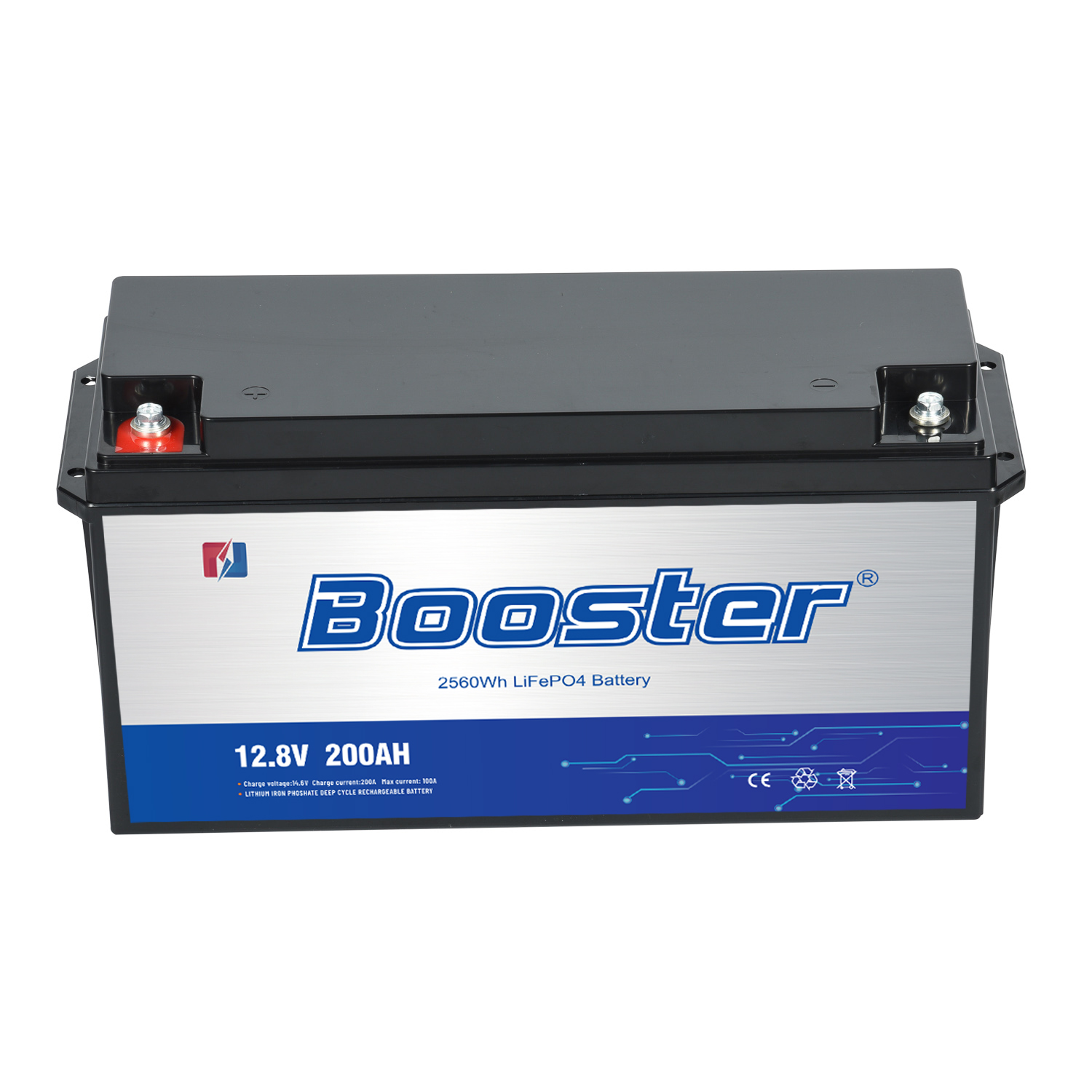 LiFePO4 Battery 12.8V 200AH Deep Cycle Lithium Ion Battery