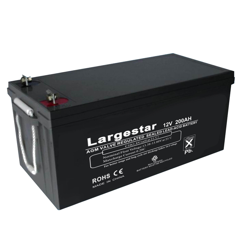 12v 200ah lead acid deep cycle solar power storage battery