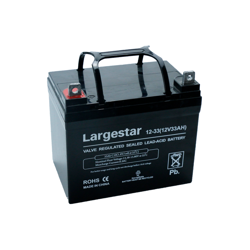12V 33Ah Solar Storage AGM Backup Emergency VRLA Battery